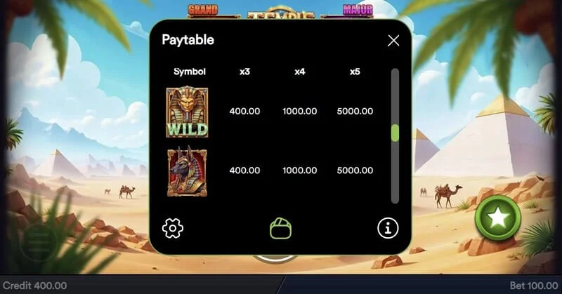 Temple of Treasures - έναρξη του γύρου Hold & Win με σύμβολα Cash Collector